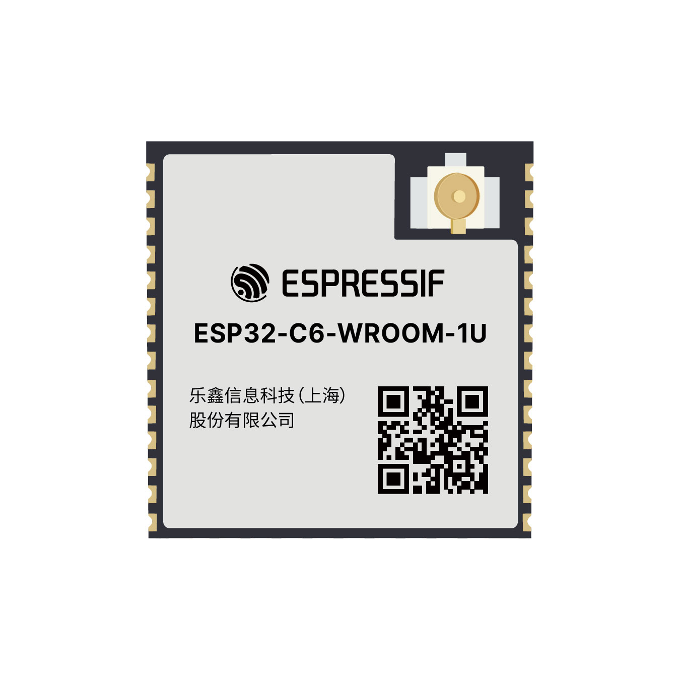 ESP32-C6-WROOM-1U-N8, RF and Wifi Module, from Espressif Systems in Stock Hong Kong The ESP32-C6-WROOM-1U-N8 is a high-performance <strong>Wi-Fi 6 and Bluetooth LE microcontroller module</strong> developed by <strong>Espressif Systems