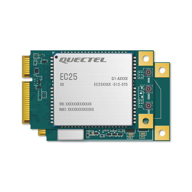 EC25EUGA-MINIPCIE, RF and Wifi Module, from Quectel in Stock Hong Kong The <strong>EC25EUGA-MINIPCIE</strong> is a high-performance <strong>LTE Category 4 Mini PCIe cellular communication module</strong> from <strong>Quec