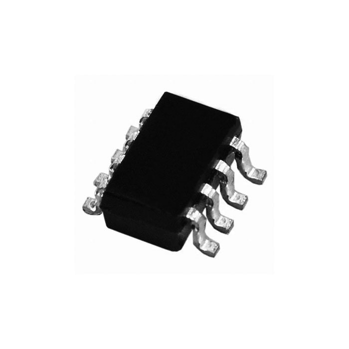 AD5061BRJZ-2500RL7 / The AD5061BRJZ-2500RL7 is a high-precision, low-power 16-bit digital-to-analog converter (DAC) from Analog Devices, part of the nanoDAC® family. It features a single-channel buffered voltage output and operates over a wide supply range of 2.7V to 5.5V, making it ideal for both portable and industrial applications.<br><br>This device utilizes an R-2R ladder architecture and provides excellent linearity with ±0.5 LSB INL/DNL, ensuring accurate digital-to-analog signal conversion. It supports a high-speed 3-wire serial interface compatible with SPI, QSPI, MICROWIRE, and DSP standards, allowing seamless integration into embedded systems.<br><br>The AD5061BRJZ-2500RL7 includes advanced features such as power-on reset (to mid-scale or zero-scale), low glitch energy, and a fast settling time of approximately 4 µs. It also supports multiple power-down modes, reducing current consumption to very low levels for energy-efficient designs.<br><br>Housed in a compact SOT-23-8 package, this DAC is optimized for space-constrained PCB designs. It is widely used in applications such as process control, data acquisition systems, programmable voltage sources, industrial automation, and precision instrumentation where accurate analog output is required.