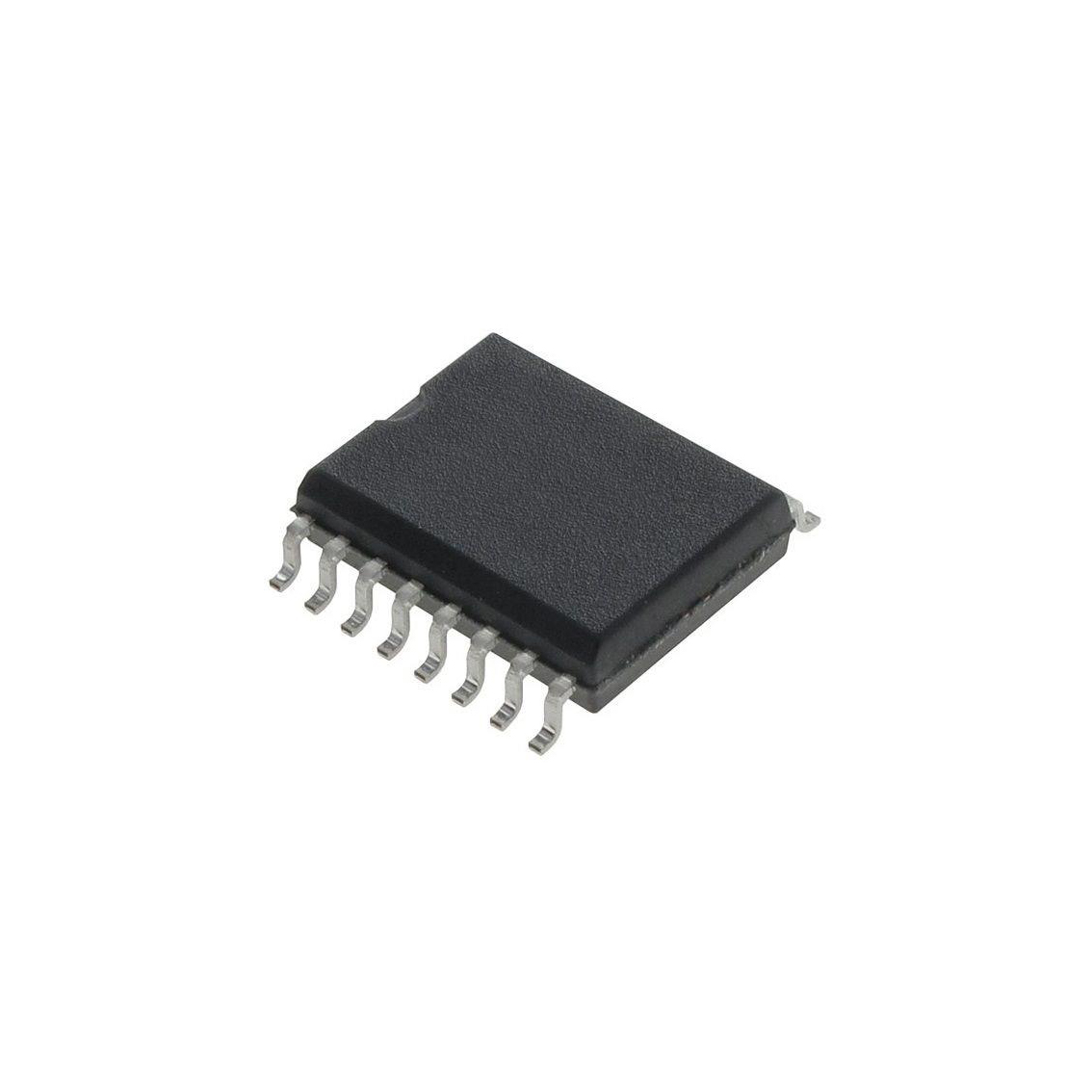 SI8641BB-B-IS1R / The SI8641BB-B-IS1R is a high-performance <strong>4-channel digital isolator</strong> developed by <strong>Skyworks Solutions</strong>, designed to provide reliable galvanic isolation between low-voltage control circuits and high-voltage domains. It utilizes <strong>capacitive coupling isolation technology</strong>, ensuring fast data transmission with high immunity to electrical noise. <br><br>This device supports high-speed communication with data rates up to <strong>150Mbps</strong> and features a <strong>propagation delay of approximately 10–13ns</strong>, enabling precise and low-latency signal transfer in demanding applications. It includes <strong>four unidirectional channels (3 forward / 1 reverse)</strong>, suitable for isolated communication interfaces. <br><br>The SI8641BB-B-IS1R provides a strong <strong>isolation voltage rating of 2500Vrms</strong> and excellent <strong>common-mode transient immunity of at least 35kV/µs</strong>, ensuring stable operation in high-noise industrial environments and preventing ground loop issues. <br><br>It operates over a <strong>wide supply voltage range of 2.5V to 5.5V</strong>, making it compatible with a variety of logic systems including microcontrollers, FPGAs, and DSPs. The device also offers <strong>Schmitt-trigger inputs and fail-safe output options</strong>, improving signal integrity and system reliability. <br><br>Designed for robust applications, the isolator operates across a <strong>temperature range of -40°C to +125°C</strong>, ensuring dependable performance in industrial and harsh environments. It also features fast rise/fall times and low pulse distortion, supporting accurate high-speed communication. <br><br>Encapsulated in a compact <strong>16-pin SOIC surface-mount package</strong>, the SI8641BB-B-IS1R is optimized for high-density PCB layouts while maintaining strong electrical isolation and thermal performance. <br><br>The <strong>SI8641BB-B-IS1R</strong> is widely used in <strong>industrial automation, isolated communication interfaces (SPI, RS-485, CAN), motor control systems, power converters, medical equipment, and data acquisition systems</strong>, where high-speed and reliable signal isolation is essential.