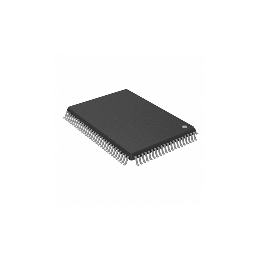 MB90F543GPF-G / The MB90F543GPF-G is a high-performance <strong>16-bit microcontroller (MCU)</strong> based on the <strong>F²MC-16LX CPU core</strong>, originally developed by <strong>Fujitsu</strong> and later supported by Cypress/Infineon, designed for automotive and industrial embedded control applications. It integrates <strong>128KB Flash program memory and 6KB RAM</strong>, providing sufficient resources for complex control algorithms and communication tasks. <br><br>The device operates at clock speeds up to approximately <strong>16 MHz</strong> and features a <strong>32-bit accumulator architecture</strong>, enabling efficient processing of long-word data and improved computational performance. <br><br>A key feature of the MB90F543GPF-G is its integrated <strong>FULL-CAN interface (CAN 2.0A/2.0B compliant)</strong>, allowing reliable communication in automotive and industrial networks. It supports flexible message buffering and advanced CAN functionality beyond standard implementations. <br><br>The MCU includes a wide range of peripherals such as <strong>8/10-bit A/D converters, UART (SCI), serial I/O interfaces, and multiple 8/16-bit timers</strong>, enabling versatile system integration and real-time control capabilities. <br><br>It operates within a supply voltage range of <strong>4.5V to 5.5V</strong> and supports up to <strong>81 general-purpose I/O pins</strong>, making it suitable for complex embedded designs requiring extensive connectivity. <br><br>Encased in a <strong>100-pin QFP surface-mount package</strong>, the MB90F543GPF-G provides high I/O density and is optimized for robust PCB designs in demanding environments. <br><br>The <strong>MB90F543GPF-G</strong> is widely used in <strong>automotive control units, industrial automation systems, CAN-based communication networks, and embedded control applications</strong>, where reliable real-time processing and integrated communication capabilities are essential.