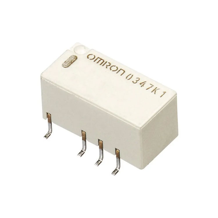 G6SU-2F-TR DC5 / The G6SU-2F-TR DC5 relay operates at 5V DC with a coil current of approximately 28.1 mA and a coil resistance of 178Ω. It features a DPDT contact form, an operate time of around 3 ms, and supports a contact voltage rating of up to 125V AC / 30V DC with a current rating of 0.5A. This relay comes in a tape and reel (TR) package for automated assembly and is UL and CSA approved, ensuring reliable performance in compact, low-power switching applications.
