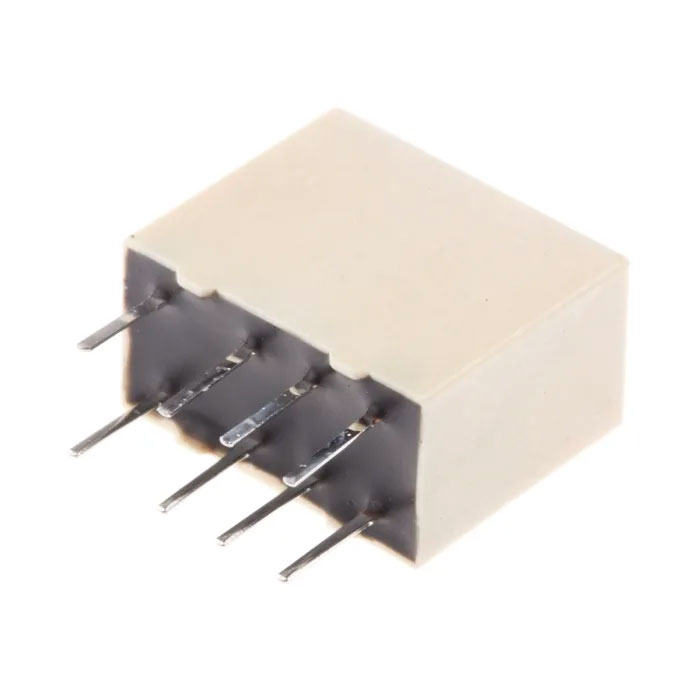 G6K-2P-Y DC12 / The G6K-2P-Y DC12 relay operates at 12V DC with a coil current of approximately 16.7 mA and a coil resistance of 720Ω. It features a DPDT contact form, an operate time of around 3 ms, and supports a contact voltage rating of up to 125V AC / 30V DC with a current rating of 0.3A. This relay is UL and CSA approved, ensuring reliable performance in compact, low-power switching applications.