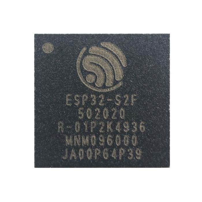 ESP32-S2FN4R2 / The ESP32-S2FN4R2 is a highly integrated <strong>Wi-Fi microcontroller (SoC)</strong> developed by <strong>Espressif Systems</strong>, designed for secure, low-power IoT and embedded applications. It features a <strong>single-core Xtensa LX7 processor</strong> combined with <strong>4MB embedded flash and 2MB PSRAM</strong>, providing sufficient memory and processing capability for advanced applications. <br><br>The device supports <strong>2.4 GHz Wi-Fi (802.11 b/g/n)</strong>, enabling reliable wireless connectivity for connected systems, while maintaining optimized power consumption for energy-efficient designs. <br><br>The ESP32-S2FN4R2 includes a built-in <strong>USB OTG interface</strong>, allowing direct USB communication and eliminating the need for external USB controllers in many applications. <br><br>It offers a wide range of peripheral interfaces including <strong>SPI, I2C, UART, I2S, PWM, ADC, DAC, touch sensors, and GPIO</strong>, ensuring flexibility for various embedded designs. <br><br>Advanced security features such as <strong>secure boot, flash encryption, and hardware cryptographic acceleration</strong> provide strong protection for connected devices and IoT deployments. <br><br>Designed for compact applications, the chip is housed in a <strong>QFN-56 surface-mount package</strong>, making it suitable for high-density PCB layouts and space-constrained designs. <br><br>The <strong>ESP32-S2FN4R2</strong> is widely used in applications such as <strong>IoT devices, smart home systems, wearable electronics, USB-connected devices, industrial automation, and secure embedded systems</strong>, where integrated wireless connectivity and processing performance are essential.