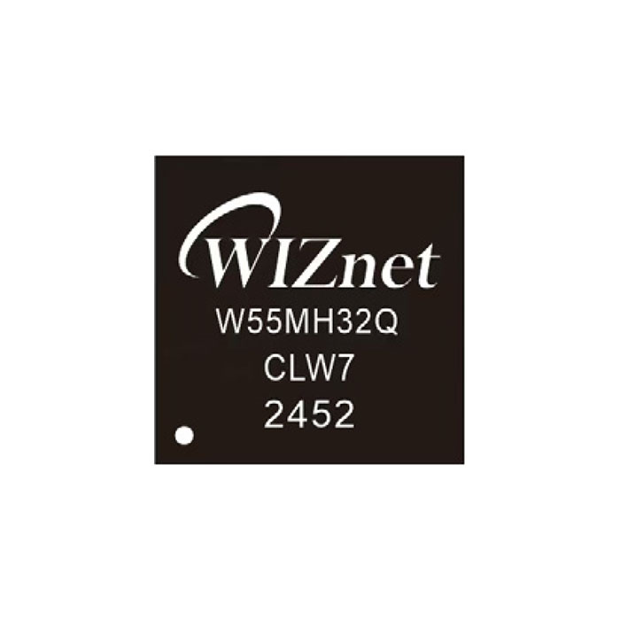 W55MH32Q, Microcontroller, from WIZnet in Stock Hong Kong The <strong>W55MH32</strong> is a high-performance <strong>32-bit Arm Cortex-M3 microcontroller</strong> developed by <strong>WIZnet</strong>, designe