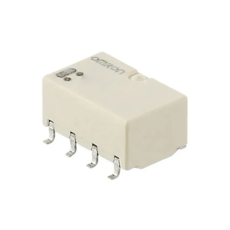 G6K-2F-TR DC5 / The G6K-2F-TR DC5 relay operates at 5V DC with a coil current of approximately 28.1 mA and a coil resistance of 178Ω. It features a DPDT contact form, an operate time of around 3 ms, and supports a contact voltage rating of up to 125V AC / 30V DC with a current rating of 0.3A. This relay comes in a tape and reel (TR) package for automated assembly and is UL and CSA approved, ensuring reliable performance in compact, low-power switching applications.