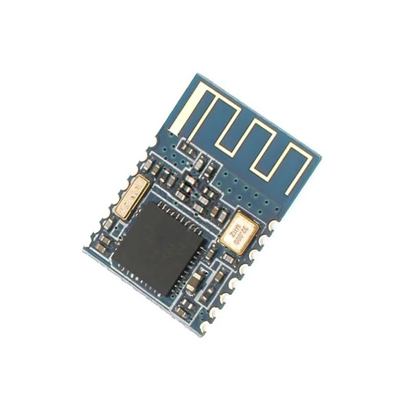 HM-11S / The HM-11S is a Bluetooth Low Energy (BLE) 4.0 module based on the TI CC2541 SoC, engineered for low-power wireless communication in compact embedded systems. Operating in the 2.4 GHz ISM band, it supports BLE protocol with an AT command interface accessible via UART, allowing straightforward integration with external microcontrollers. The module supports peripheral (slave) mode and includes configurable GPIO pins for additional control. Its small SMD form factor makes it suitable for space-limited applications such as wearable devices, wireless sensor nodes, and portable IoT products. The HM-11S offers low energy consumption, fast response time, and reliable short-range connectivity.