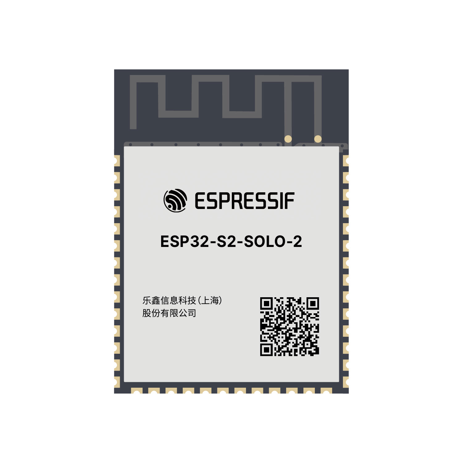 ESP32-S2-SOLO-2-N16, RF and Wifi Module, from Espressif Systems in Stock Hong Kong The ESP32-S2-SOLO-2-N16 is a compact and high-capacity <strong>Wi-Fi microcontroller module</strong> developed by <strong>Espressif Systems</strong>, 