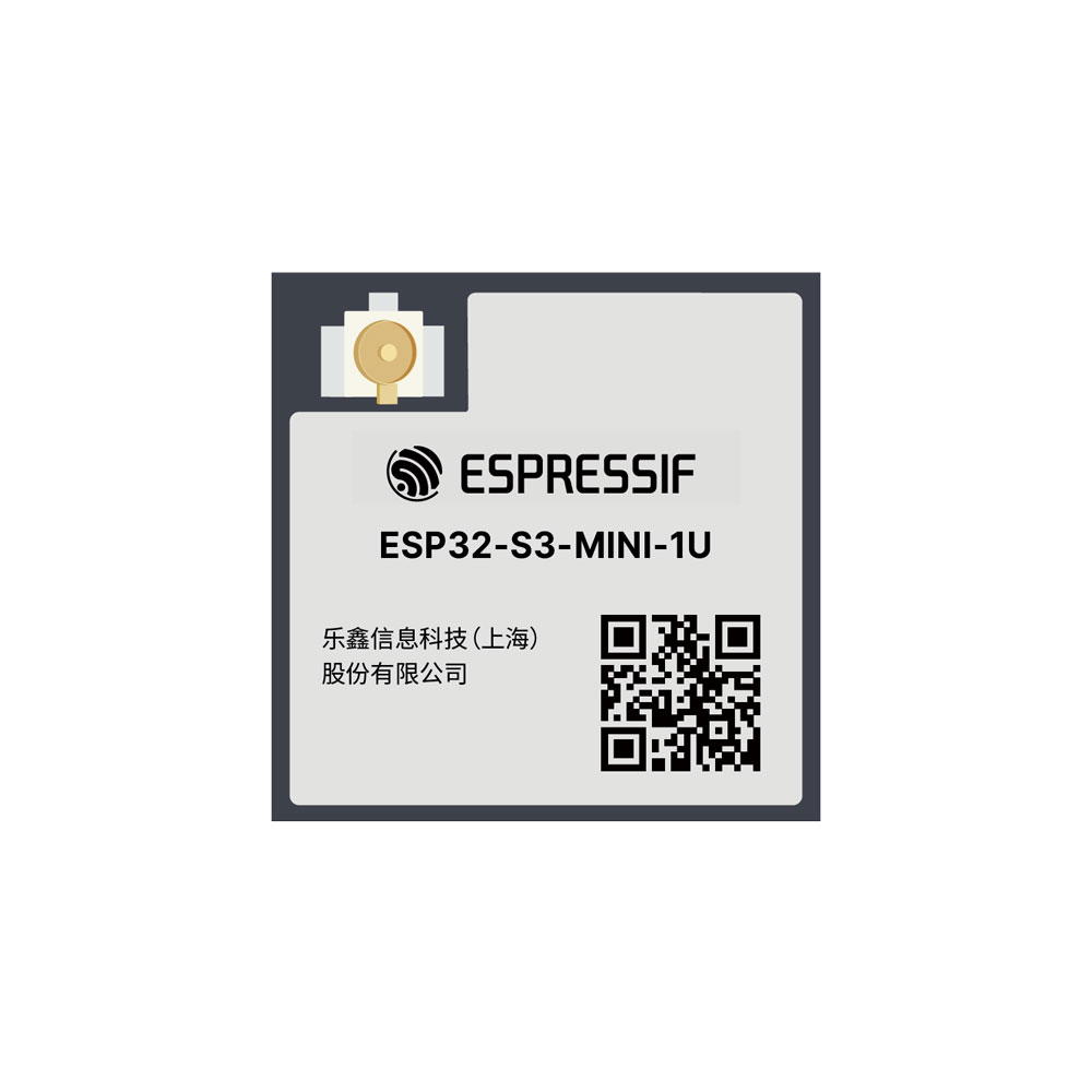ESP32-S3-MINI-1U, RF and Wifi Module, from Espressif Systems in Stock Hong Kong The ESP32-S3-MINI-1U is a compact and high-performance <strong>Wi-Fi and Bluetooth LE microcontroller module</strong> developed by <strong>Espressif S