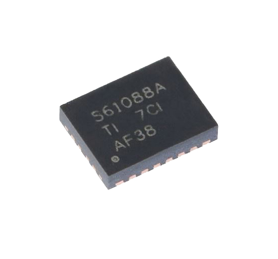TPS61088RHLR / The TPS61088RHLR is a high-performance <strong>synchronous boost (step-up) DC-DC converter</strong> developed by <strong>Texas Instruments</strong>, designed to deliver high power density and efficiency in compact embedded and portable applications. It integrates both the power switches and control circuitry, enabling a complete power solution with minimal external components. <br><br>This device operates over a wide <strong>input voltage range of 2.7V to 12V</strong>, making it ideal for systems powered by single-cell or multi-cell lithium batteries. It supports an <strong>adjustable output voltage from 4.5V up to 12.6V</strong>, allowing flexible power design across various applications. <br><br>The TPS61088RHLR features a powerful <strong>10A internal switch current capability</strong>, enabling it to deliver high output power while maintaining compact size. It achieves high efficiency levels of up to approximately <strong>91%</strong>, reducing power loss and improving thermal performance in demanding applications. <br><br>The converter uses an advanced <strong>synchronous rectification architecture</strong> with integrated low-resistance switches, improving efficiency and eliminating the need for external Schottky diodes. It also supports <strong>adaptive constant off-time peak current control</strong>, ensuring fast transient response and stable output regulation. <br><br>The switching frequency is <strong>adjustable between 200kHz and 2.2MHz</strong>, enabling designers to optimize between efficiency and component size. Additional features include <strong>programmable soft-start, selectable PWM/PFM modes, and peak current limit control</strong>, providing flexibility for different system requirements. <br><br>Designed for reliability, the device includes protection mechanisms such as <strong>undervoltage lockout (UVLO), overcurrent protection, and thermal shutdown</strong>, ensuring safe operation under abnormal conditions. It operates across a temperature range of <strong>-40°C to +85°C</strong>, making it suitable for industrial environments. <br><br>Encapsulated in a compact <strong>20-pin VQFN surface-mount package with exposed pad</strong>, the TPS61088RHLR is optimized for high-density PCB layouts and efficient heat dissipation. <br><br>The <strong>TPS61088RHLR</strong> is widely used in <strong>portable electronics, power banks, fast charging systems, LED drivers, industrial equipment, and battery-powered devices</strong>, where high efficiency and compact high-power boost conversion are required.