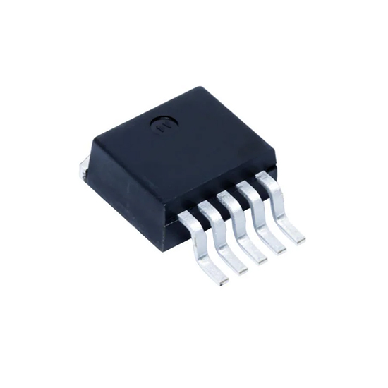 BUF634F/500 / The BUF634F/500 is a high-performance <strong>unity-gain buffer amplifier</strong> developed by <strong>Texas Instruments</strong>, designed to provide high output current drive capability while maintaining wide bandwidth and fast signal response. It is commonly used to boost the output current of operational amplifiers and improve load-driving performance. <br><br>The device supports a continuous output current of up to <strong>±250mA</strong>, making it suitable for driving low-impedance loads such as cables, headphones, or power stages. It features an extremely fast <strong>slew rate of approximately 2000 V/µs</strong> and a bandwidth adjustable from <strong>30MHz up to 180MHz</strong>, enabling high-speed analog signal buffering. <br><br>The BUF634F/500 operates over a wide <strong>supply voltage range of 4.5V to 36V</strong>, supporting both single and dual supply configurations. It also maintains low quiescent current, allowing efficient operation in both high-performance and low-power applications. <br><br>Designed with a <strong>unity-gain stable open-loop architecture</strong>, the buffer can be placed inside the feedback loop of an op-amp to significantly increase output drive capability and improve stability when driving capacitive loads. <br><br>The device includes built-in <strong>current limiting and thermal shutdown protection</strong>, ensuring safe and reliable operation under demanding conditions. <br><br>Encased in a robust <strong>TO-263 (DDPAK-5) surface-mount package</strong>, the BUF634F/500 is optimized for efficient heat dissipation and high-power density PCB designs. <br><br>The <strong>BUF634F/500</strong> is widely used in <strong>audio amplifiers, video signal buffering, test equipment, motor drivers, line drivers, and high-speed analog signal conditioning circuits</strong>, where high current drive and fast response are critical.