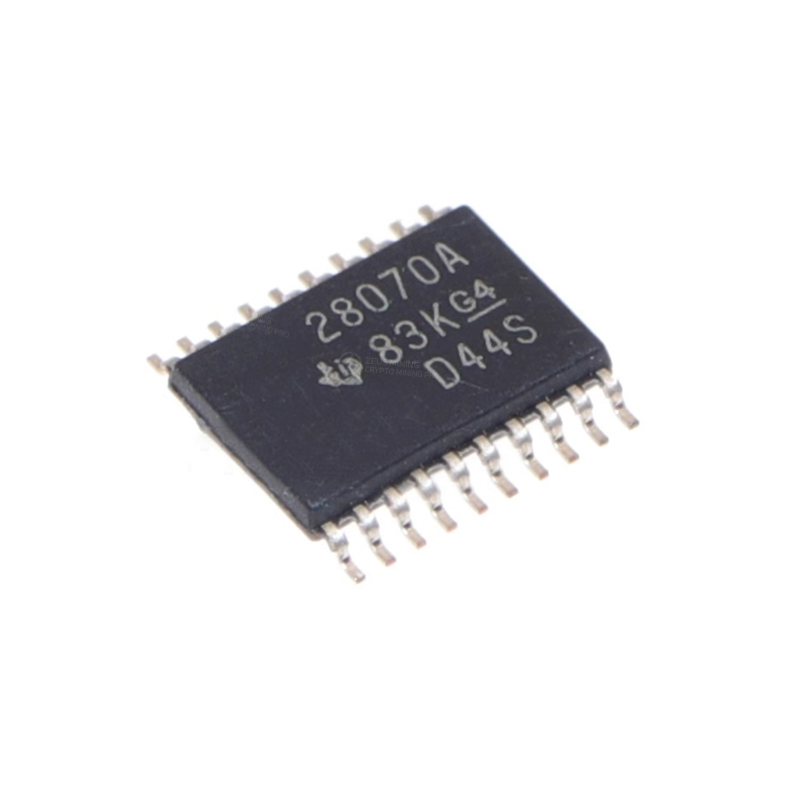 UCC28070APWR / The UCC28070APWR is a high-performance <strong>two-phase interleaved power factor correction (PFC) controller</strong> developed by <strong>Texas Instruments</strong>, designed for high-power AC-DC conversion systems requiring improved efficiency and reduced harmonic distortion. It is optimized for <strong>continuous conduction mode (CCM) boost PFC applications</strong>, commonly used in power supplies above several hundred watts. <br><br>This controller integrates <strong>dual PWM channels operating 180° out of phase</strong>, enabling interleaved operation that significantly reduces input and output ripple currents while simplifying EMI filtering requirements. It uses an <strong>average current-mode control architecture</strong> with inherent current balancing between phases for stable and efficient operation. <br><br>The UCC28070APWR supports a <strong>programmable switching frequency typically from 30kHz up to 300kHz</strong>, allowing designers to optimize system efficiency and component size. It also includes advanced features such as <strong>frequency dithering for EMI reduction, programmable soft-start, duty-cycle clamp, and peak current limiting</strong> for flexible and reliable system design. <br><br>The device incorporates a <strong>highly linear multiplier with voltage feed-forward control</strong>, enabling near-unity power factor and low total harmonic distortion (THD), which is critical for compliance with energy efficiency standards. Its internal architecture also improves transient response and overall system stability. <br><br>Designed for demanding power applications, the controller includes multiple protection mechanisms such as <strong>undervoltage lockout (UVLO), output overvoltage protection, open-loop detection, and input sensing fault detection</strong>, ensuring safe and reliable operation in industrial environments. <br><br>Encapsulated in a compact <strong>20-pin TSSOP surface-mount package</strong>, the UCC28070APWR is suitable for high-density PCB layouts while maintaining strong electrical performance and thermal efficiency. <br><br>The <strong>UCC28070APWR</strong> is widely used in <strong>server power supplies, telecom power systems, industrial AC-DC converters, LED drivers, and high-power SMPS designs</strong>, where high efficiency, low EMI, and reliable power factor correction are essential.