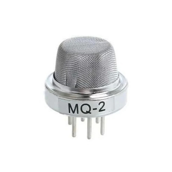MQ-2 / The MQ-2 is a widely used semiconductor gas sensor designed for detecting combustible gases and smoke in air. It is highly sensitive to gases such as LPG, propane, methane, hydrogen, and alcohol, making it suitable for safety and monitoring applications.<br><br>The sensor operates based on a metal oxide (SnO₂) sensing element whose resistance changes in the presence of target gases. As gas concentration increases, the conductivity of the sensor rises, producing a measurable analog output signal.<br><br>With a typical detection range of approximately 300 ppm to 10,000 ppm for flammable gases, the MQ-2 offers fast response time, high sensitivity, and long operational life. It operates at 5V and includes a built-in heating element required for accurate sensing.<br><br>The module version of the MQ-2 provides both analog and digital outputs, allowing easy integration with microcontrollers such as Arduino and other embedded platforms. Adjustable sensitivity via onboard potentiometer enables flexible threshold configuration for different applications.<br><br>The MQ-2 is commonly used in applications such as gas leakage detection systems, smoke alarms, industrial safety equipment, air quality monitoring, and IoT-based environmental sensing solutions where reliable detection of combustible gases is required.