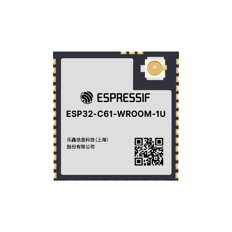 ESP32-C61-WROOM-1U-N8R2, RF and Wifi Module, from Espressif Systems in Stock Hong Kong The ESP32-C61-WROOM-1U-N8R2 is a cost-efficient and high-performance <strong>Wi-Fi 6 and Bluetooth LE microcontroller module</strong> developed by <st