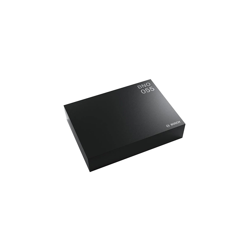 BNO055 / The BNO055 is a highly integrated 9-axis absolute orientation sensor developed by Bosch Sensortec, combining a 3-axis accelerometer, 3-axis gyroscope, and 3-axis magnetometer with an onboard microcontroller for real-time sensor fusion. This integration enables the device to output absolute orientation data directly, eliminating the need for complex external processing.<br><br>The sensor supports multiple output formats including Euler angles, quaternions, and rotation vectors, making it ideal for applications requiring accurate motion tracking and orientation detection. Built-in sensor fusion algorithms process raw data internally, significantly reducing system complexity and development time.<br><br>The BNO055 operates over a voltage range of 2.4V to 3.6V and supports communication via I2C and UART interfaces, allowing easy integration with microcontrollers and embedded systems. It also features multiple operating modes, including low-power and high-performance configurations, enabling flexible power management.<br><br>Packaged in a compact LGA-28 form factor, the BNO055 is widely used in applications such as robotics, augmented reality, virtual reality systems, drones, gaming controllers, wearable devices, and industrial motion tracking systems where precise orientation and motion sensing are essential.