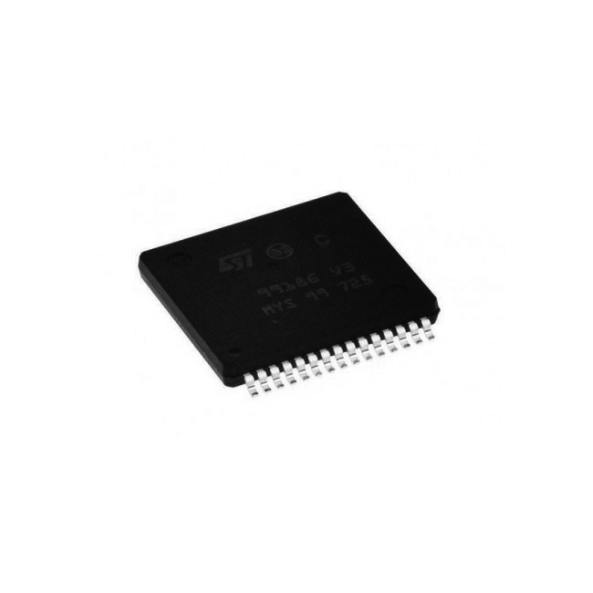 VNH2SP30TR-E / The VNH2SP30TR-E is a high-current, fully integrated H-bridge motor driver developed by STMicroelectronics, specifically designed for automotive and industrial motor control applications. It combines dual high-side drivers and low-side MOSFET switches in a single package, enabling efficient full-bridge control of brushed DC motors.<br><br>Capable of delivering up to 30A output current, the device operates within a supply voltage range of 5.5V to 16V, making it suitable for high-power motor applications such as automotive actuators, robotics, and industrial systems. PWM control up to 20 kHz allows precise speed and torque regulation, while integrated current sensing enables real-time monitoring of motor load conditions.<br><br>The VNH2SP30TR-E incorporates extensive protection features including thermal shutdown, overvoltage and undervoltage protection, cross-conduction prevention, and current limiting, ensuring reliable operation even in harsh environments. Its VIPower™ technology integrates power MOSFETs with intelligent control circuitry, enhancing efficiency and durability.<br><br>Housed in a MultiPowerSO-30 surface-mount package optimized for thermal performance, the VNH2SP30TR-E is ideal for demanding applications such as automotive motor control, electric actuators, robotics, and high-power embedded systems where robustness and high current capability are critical.