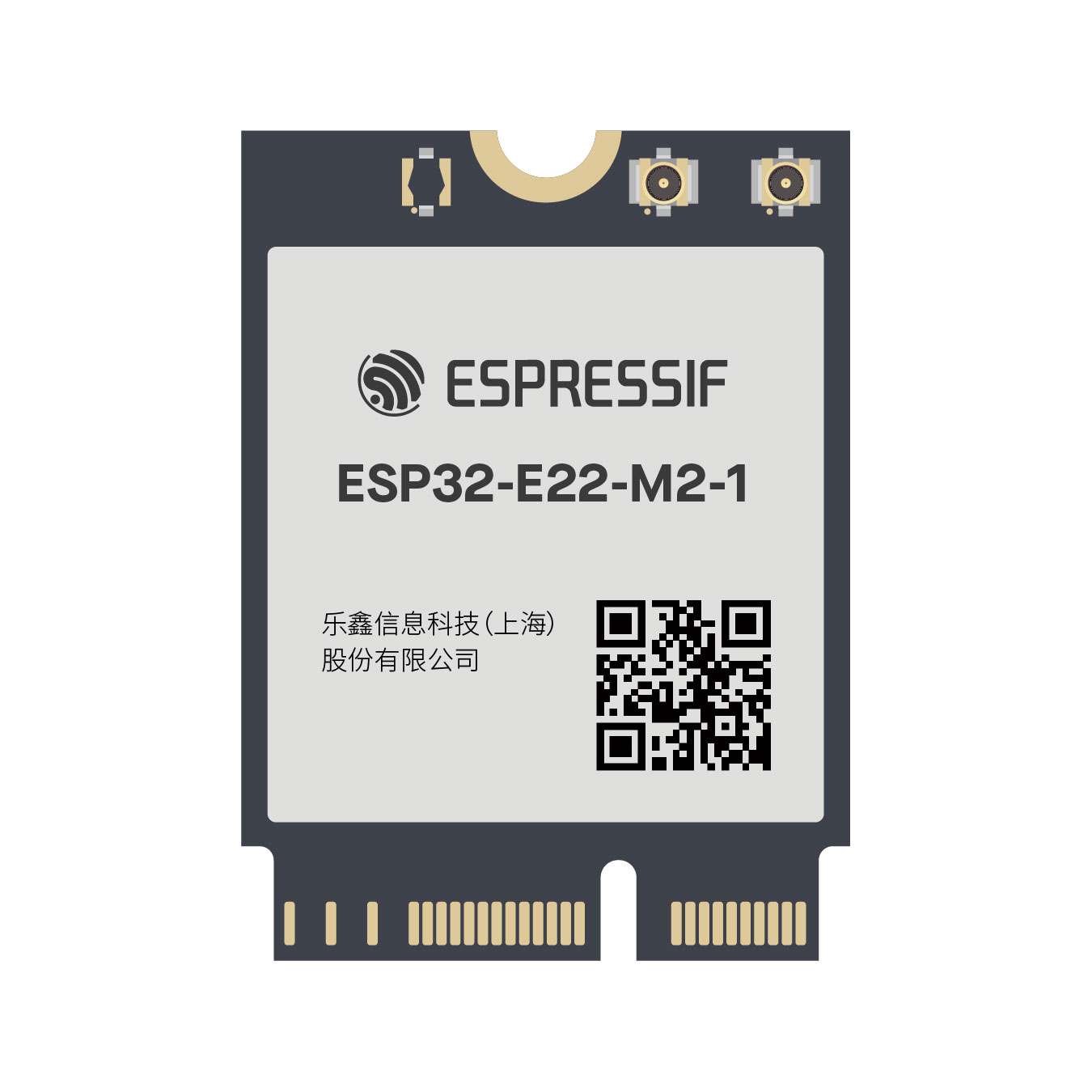 ESP32-E22-M2-1-KE, RF and Wifi Module, from Espressif Systems in Stock Hong Kong The ESP32-E22-M2-1 is a compact and high-performance <strong>Wi-Fi and Bluetooth LE microcontroller module</strong> developed by <strong>Espressif Sys