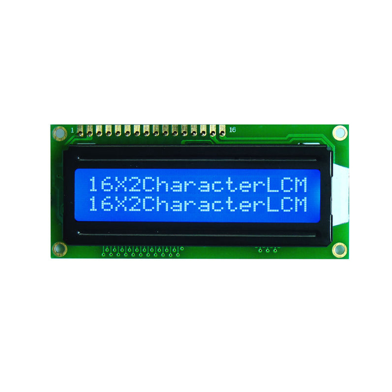 SLD1602B-BW12 16x2 LCD Display B/W / The SLD1602B-BW1 is a standard 16x2 character LCD display module designed for embedded systems and industrial user interface applications. It features a 16-character × 2-line display format, providing clear and reliable text output for a wide range of electronic devices.<br><br>Based on industry-standard controller architecture (HD44780 compatible), the module supports 4-bit and 8-bit parallel interface modes, allowing easy integration with microcontrollers such as Arduino, PIC, AVR, and other embedded platforms. This ensures high compatibility and simplified firmware development.<br><br>The display utilizes STN LCD technology with LED backlight (typically blue background with white characters), offering good contrast and readability in various lighting conditions. It operates with a typical 5V supply voltage and includes a contrast adjustment pin for flexible visual tuning.<br><br>Mechanically, the module follows the common 1602 LCD footprint, making it interchangeable with other standard 16x2 displays. Typical modules in this category have dimensions around 80 × 36 mm and are widely used due to their reliability and ease of integration .<br><br>The SLD1602B-BW1 is commonly used in applications such as industrial control panels, measurement devices, home appliances, IoT systems, and educational electronics projects where simple text-based display output is required. Its low power consumption, robust structure, and wide compatibility make it a cost-effective and dependable display solution.