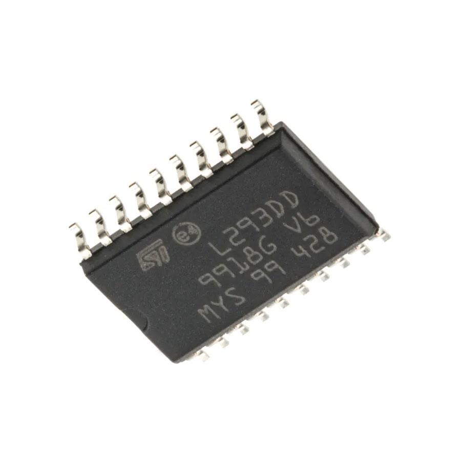 L293DD / Bipolar Motor Driver Parallel 20-SOIC, 600mA, 4.5V ~ 36V, Parallel, Half Bridge (4)