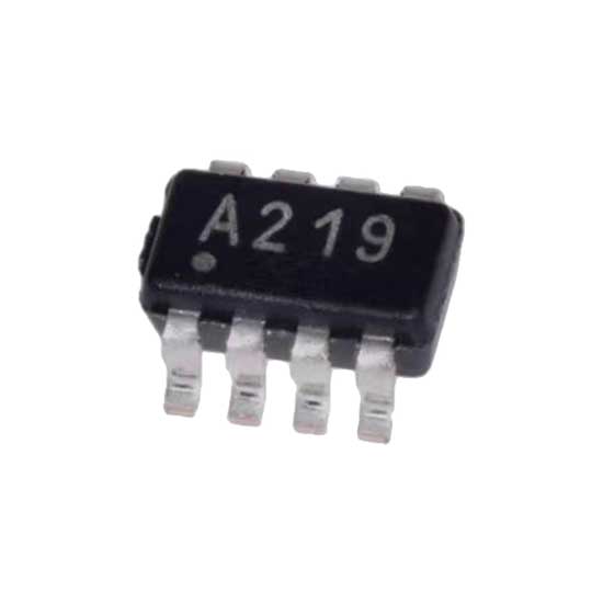 INA219AIDCNR / The INA219AIDCNR is a high-side current and power monitoring IC with an I²C/SMBus-compatible digital interface. It operates with a supply voltage range of 3 V to 5.5 V and can measure bus voltages from 0 V up to 26 V. The device monitors both shunt voltage and bus voltage, allowing it to calculate current and power directly using internal calibration and multiplication registers.<br><br>It features a 12-bit ADC, programmable gain amplifier, and up to 16 selectable I²C addresses for flexible system integration. The INA219 offers high accuracy (around ±1% typical) and low offset drift, making it suitable for precise energy monitoring applications.<br><br>With low power consumption (~1 mA max) and an operating temperature range of -40°C to +125°C, it is widely used in power management systems, battery monitoring, DC-DC converters, and embedded applications requiring real-time current and power measurement.