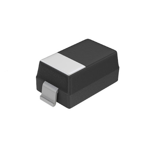 1N5711W-7-F / The 1N5711W-7-F is a high-speed <strong>Schottky barrier diode</strong> manufactured by <strong>Diodes Incorporated</strong>, optimized for RF, detection, and fast switching applications. It is designed with a low forward voltage drop and ultra-fast switching characteristics, making it ideal for high-frequency signal processing. <br><br>The device supports a <strong>maximum repetitive reverse voltage of 70V</strong> and a forward current of up to <strong>15mA</strong>, providing reliable performance in low-power circuits. Its <strong>low forward voltage (approximately 1V max)</strong> helps reduce power losses and improves efficiency in sensitive analog and RF designs. <br><br>With a very low junction capacitance of approximately <strong>2pF</strong>, the 1N5711W-7-F is well-suited for <strong>high-frequency and RF applications</strong>, enabling minimal signal distortion and fast response times. <br><br>The diode features a <strong>fast switching speed (nanosecond range)</strong> and low reverse recovery characteristics, making it effective for detection, mixing, and high-speed rectification circuits. It also incorporates <strong>guard ring construction</strong> for enhanced transient protection and reliability. <br><br>Housed in a compact <strong>SOD-123 surface-mount package</strong>, it is suitable for automated assembly and high-density PCB layouts while maintaining strong thermal and electrical performance. <br><br>The <strong>1N5711W-7-F</strong> is widely used in <strong>RF detectors, signal demodulation circuits, high-frequency rectifiers, communication systems, and general-purpose high-speed switching applications</strong>, where low capacitance and fast response are critical.