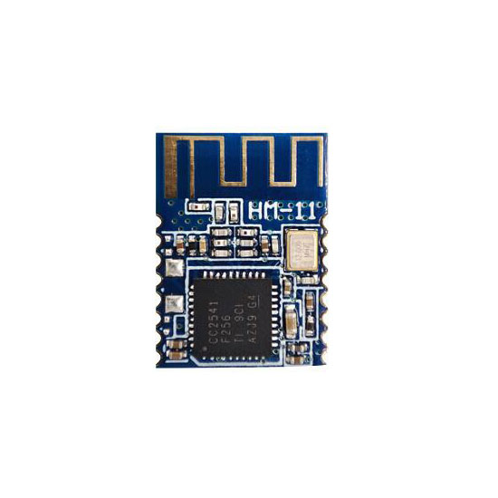 HM-11C / The HM-11C is a compact Bluetooth Low Energy (BLE) 4.0 module based on the TI CC2541 SoC, designed for low-power wireless connectivity in embedded and IoT applications. It operates in the 2.4 GHz ISM band and supports BLE protocol with an AT command interface via UART, enabling simple integration with microcontrollers. The module supports peripheral (slave) mode and provides GPIO interfaces for flexible control. Its compact SMD package makes it suitable for space-constrained designs such as wearable devices, wireless sensors, and portable electronics. The HM-11C is optimized for low power consumption and stable short-range communication performance.