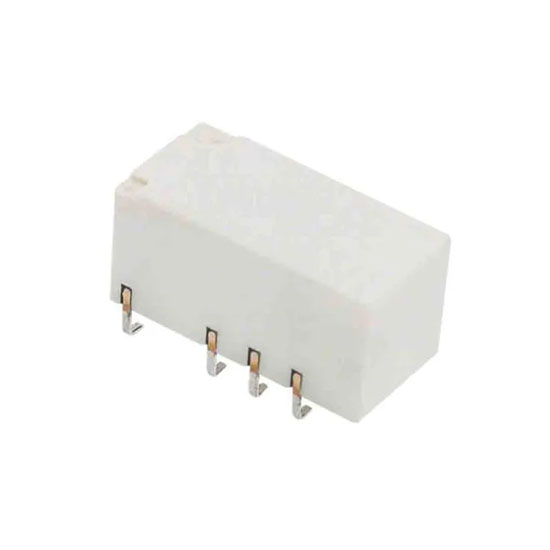 G6K-2G-TR DC5 / The G6K-2G-TR DC5 relay operates at 5V DC with a coil current of approximately 40 mA and a coil resistance of 125Ω. It features a DPDT contact form, an operate time of around 3 ms, and supports a contact voltage rating of up to 125V AC / 30V DC with a current rating of 1A. The relay comes in a tape and reel (TR) package for automated assembly and is UL and CSA approved, ensuring reliable performance in signal switching applications.