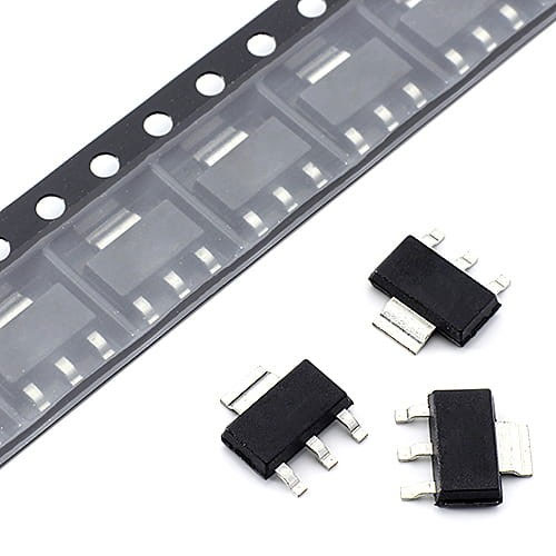 BCP53,115 / Bipolar (BJT) Transistor PNP 80 V 1 A 145MHz 1 W Surface Mount, 500mV @ 50mA, 500mA, 100nA (ICBO), 63 @ 150mA, 2V